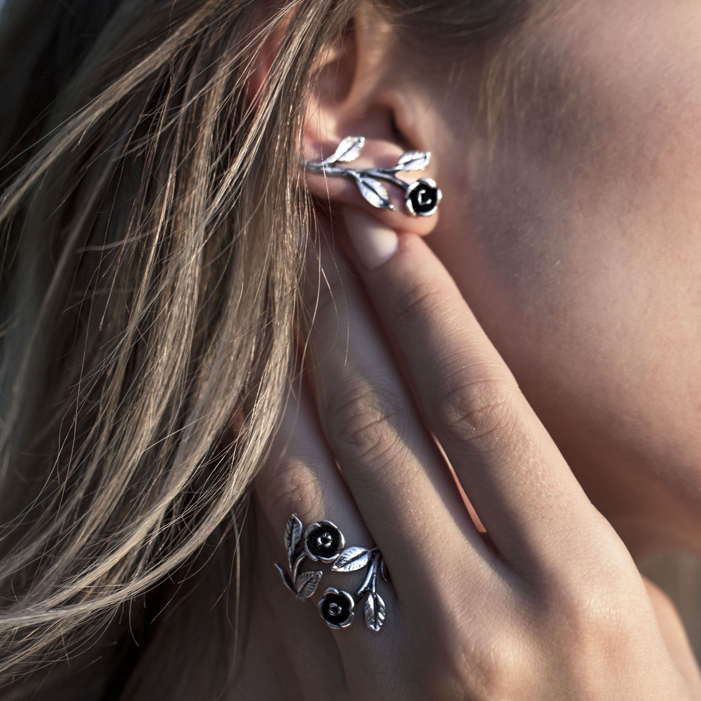 Gioielli con rose | Collezione Black Roses