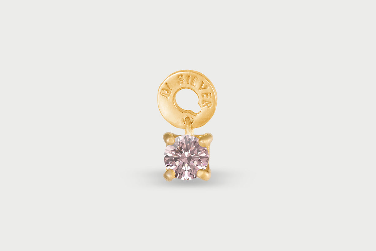 Gold Plated Multi Hoops Light Charm
