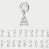 Charm luminoso de aros múltiples chapado en oro