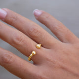 Anillo Enya bañado en oro