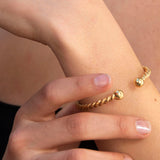 Pulsera Enya bañada en oro