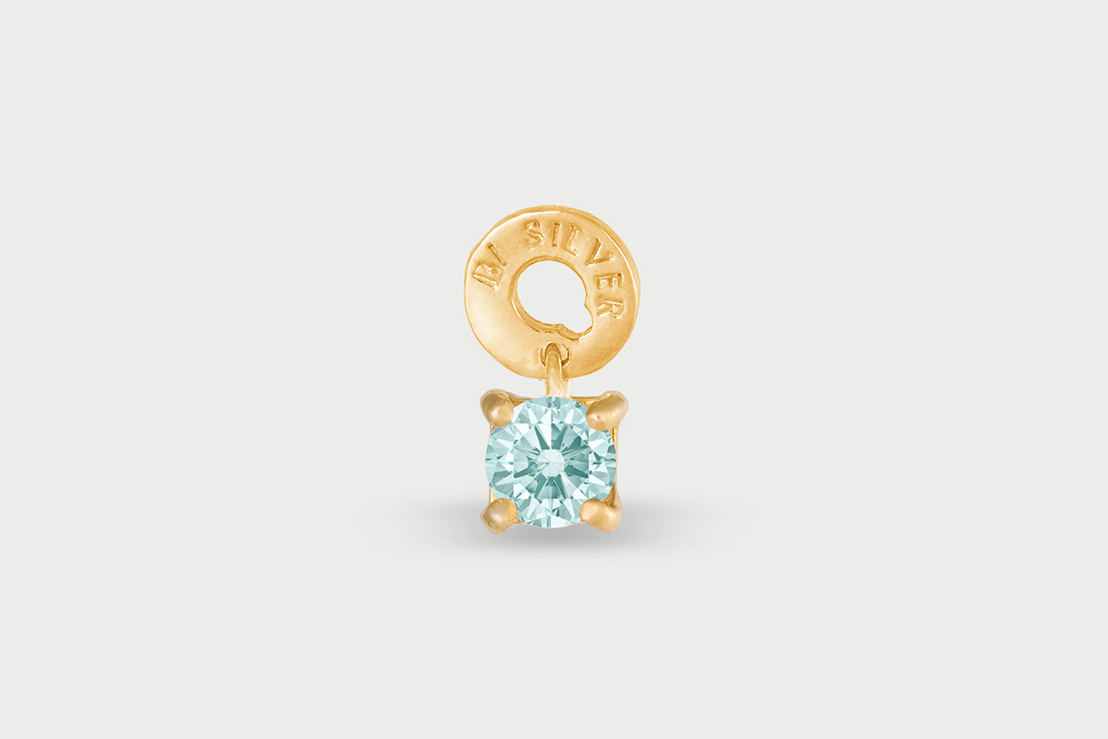 Gold Plated Multi Hoops Light Charm