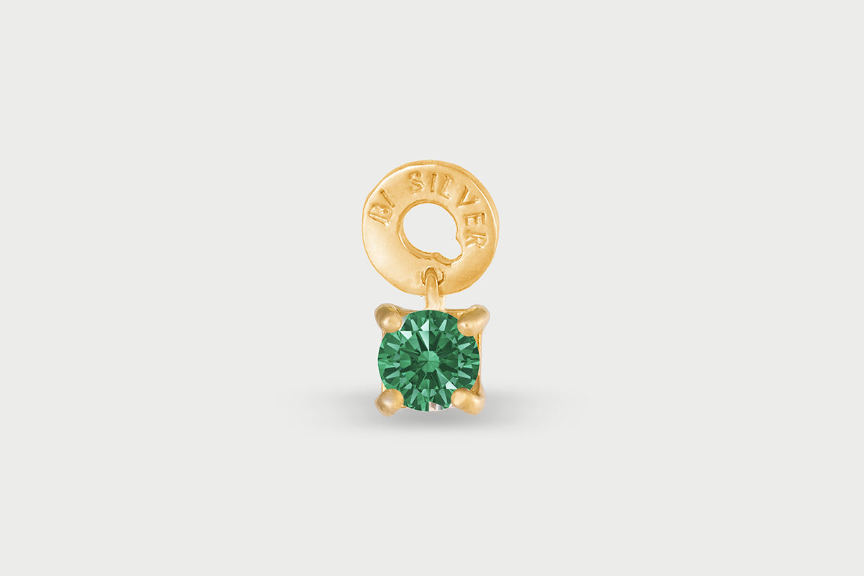 Gold Plated Multi Hoops Light Charm