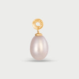 Gold Plated Multi Hoops Pearl Charm