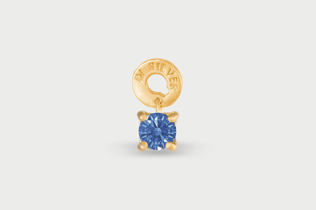Gold Plated Multi Hoops Light Charm
