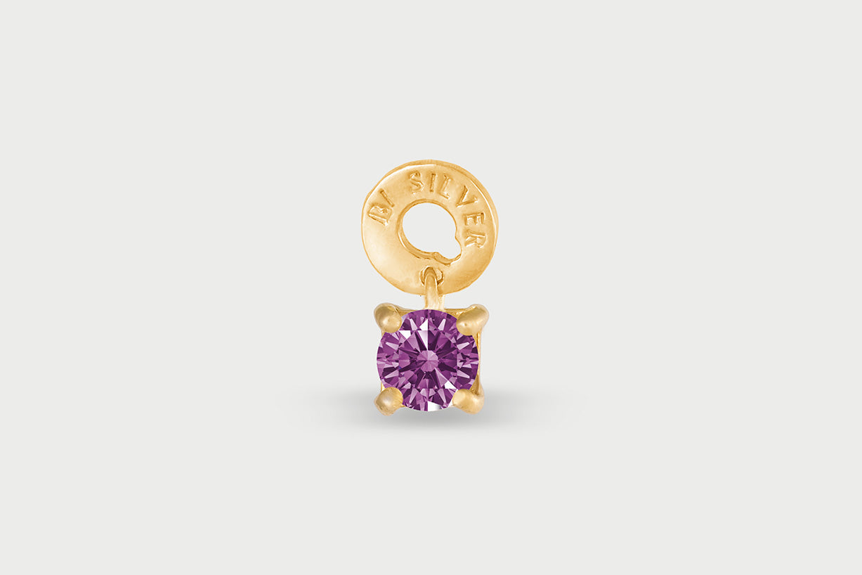 Gold Plated Multi Hoops Light Charm