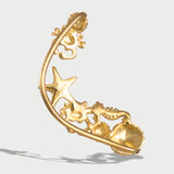 Maxi Ear Cuff Teti chapado en oro