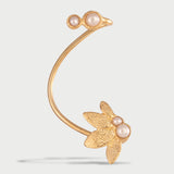 Maxi arete Calliope bañado en oro