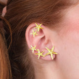 Maxi Nereide Ear Cuff bañado en oro
