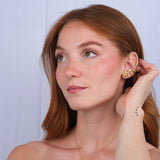 Ear Cuff Maxi Eden Chapado en Oro