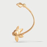 Maxi arete Calliope bañado en oro