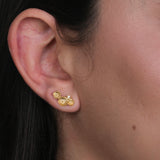 Orecchino Altea Trio Placcato Oro