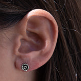 Black Roses earrings