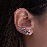 Black Roses earrings