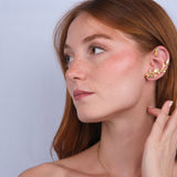 Ear Cuff Maxi Eden Chapado en Oro