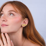 Maxi Ear Cuff Afrodita bañado en oro