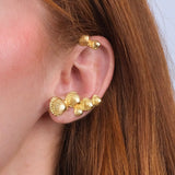 Maxi Ear Cuff Afrodita bañado en oro