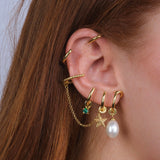 Gold Plated Multi-Hoop Chryseide Charm