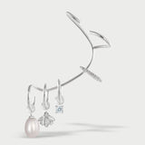 Multi Hoops Pearl Set 
