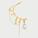 Elegance Gold Plated Multi Hoops Set