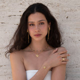 Pulsera de criseida bañada en oro