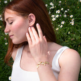 Pulsera Alisea bañada en oro