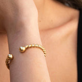 Pulsera Enya bañada en oro