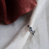 Ear Cuff Rosas Negras